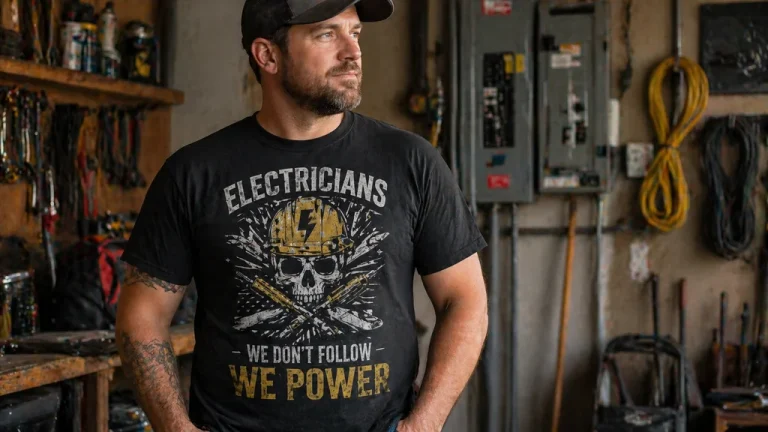 Why Electrician Graphic Shirts Matter Beyond the Jobsite