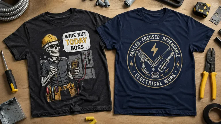 Funny vs Serious Electrician Shirts: Which Style Should You Choose?