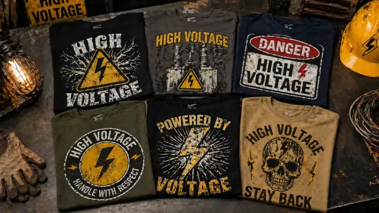 High Voltage Shirt Designs That Stand Out Without Looking Fake