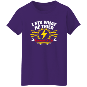 Electrician – I Fix What He Tried Shirt | VoltShirts redirect04152026230404 3 VoltShirts