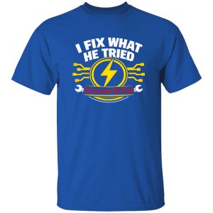 Electrician – I Fix What He Tried Shirt | VoltShirts redirect04152026230404 VoltShirts