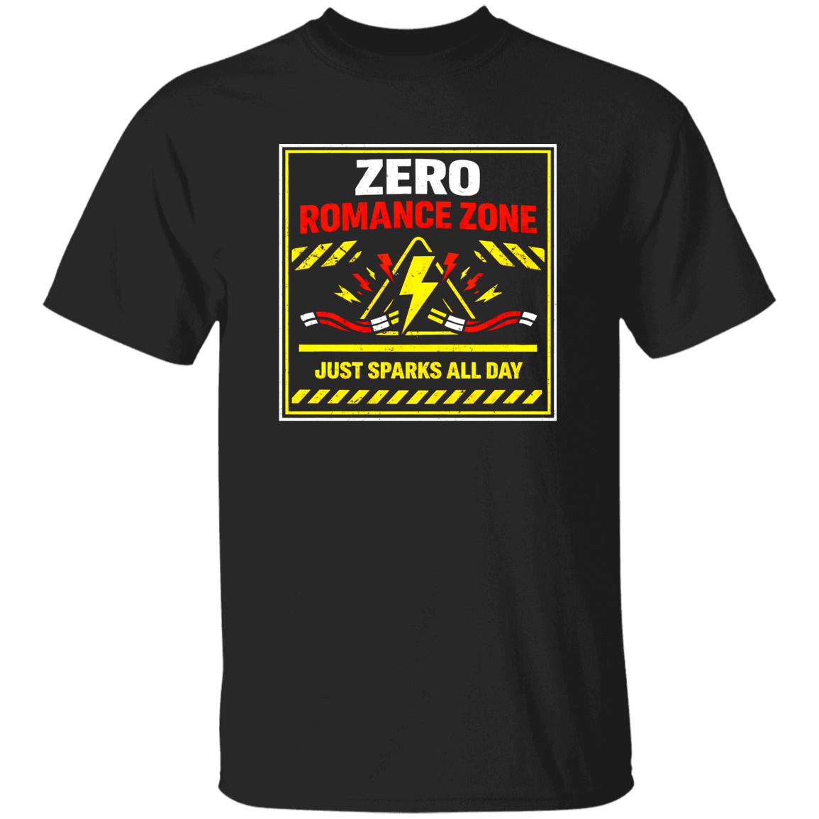 Electrician Shirt – Daily Sparks Zero Romance Zone | VoltShirts Electrician Shirt – Daily Sparks Zero Romance Zone