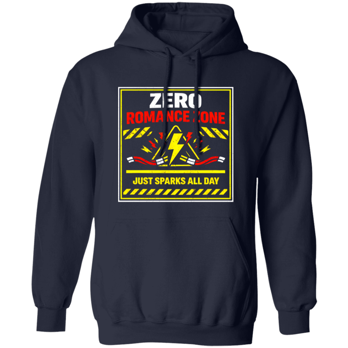 Electrician Shirt – Daily Sparks Zero Romance Zone | VoltShirts Electrician Shirt – Daily Sparks Zero Romance Zone - Image 2