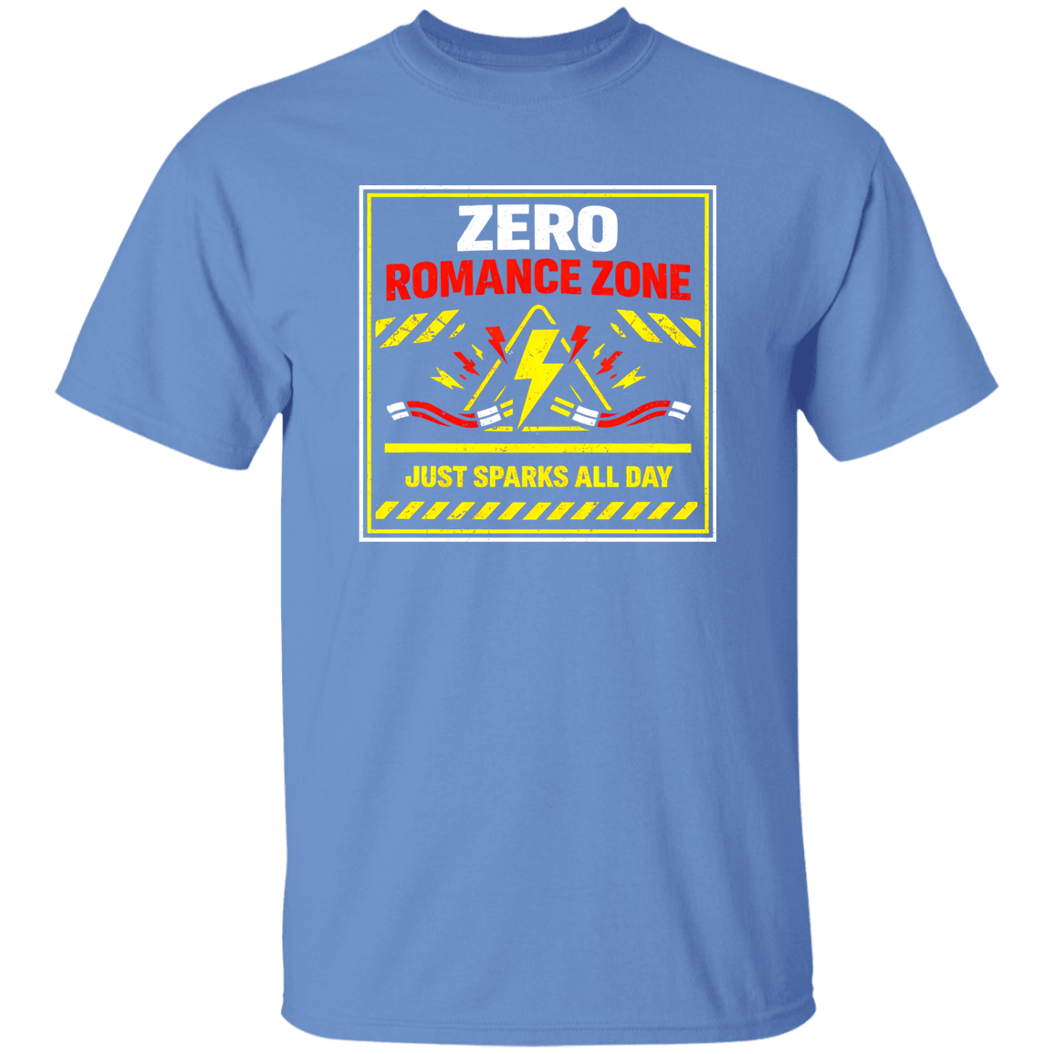 Electrician Shirt – Daily Sparks Zero Romance Zone | VoltShirts Electrician Shirt – Daily Sparks Zero Romance Zone - Image 4