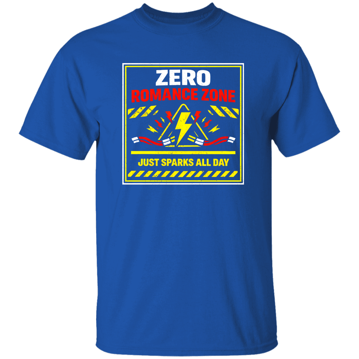 Electrician Shirt – Daily Sparks Zero Romance Zone | VoltShirts Electrician Shirt – Daily Sparks Zero Romance Zone - Image 6