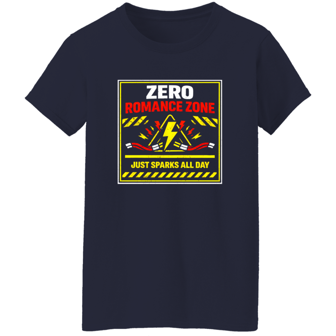 Electrician Shirt – Daily Sparks Zero Romance Zone | VoltShirts Electrician Shirt – Daily Sparks Zero Romance Zone - Image 9