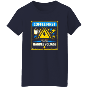 Funny Electrician Shirt – Coffee First Then Handle Voltage | VoltShirts redirect04152026230422 3 VoltShirts