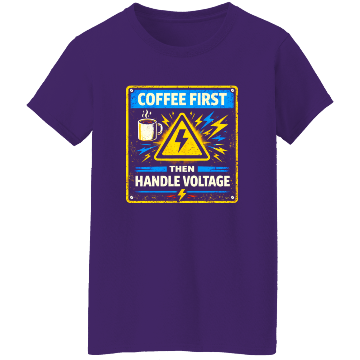 Funny Electrician Shirt – Coffee First Then Handle Voltage | VoltShirts Funny Electrician Shirt – Coffee First Then Handle Voltage - Image 10