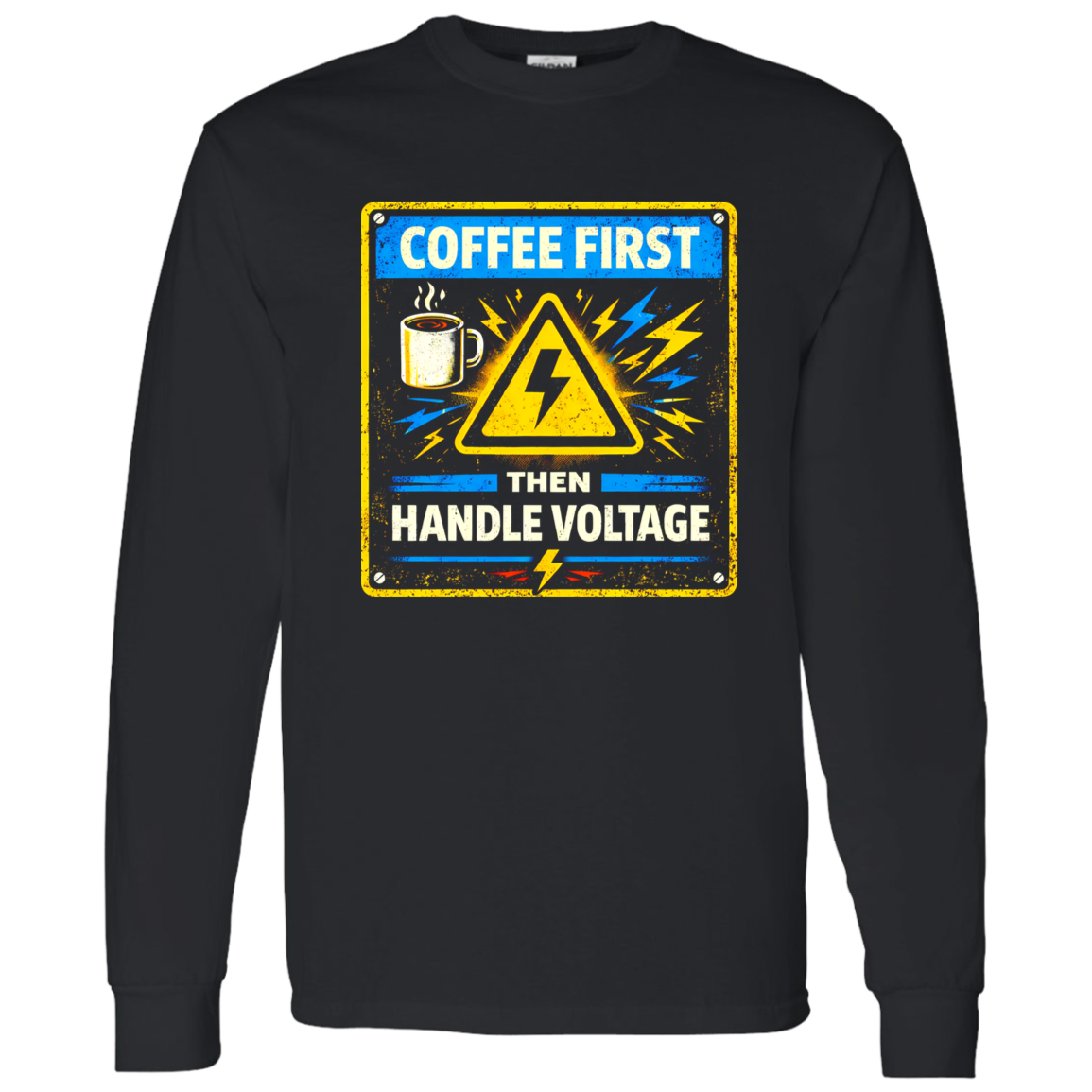Funny Electrician Shirt – Coffee First Then Handle Voltage | VoltShirts Funny Electrician Shirt – Coffee First Then Handle Voltage - Image 11