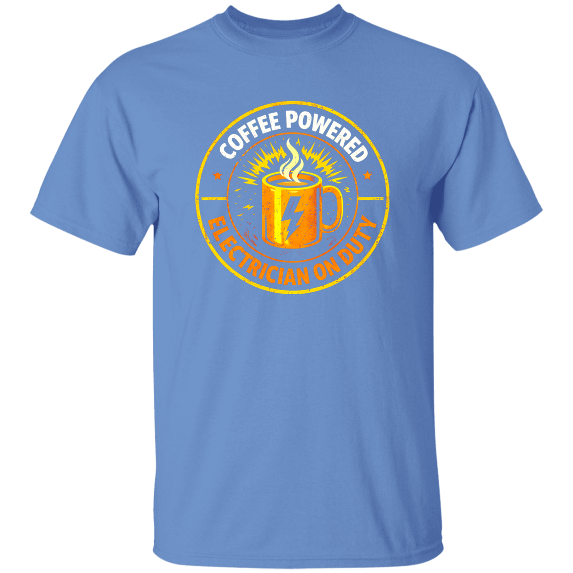 Funny Electrician Shirt – Coffee Powered Electrician On Duty | VoltShirts Funny Electrician Shirt – Coffee Powered Electrician On Duty - Image 4