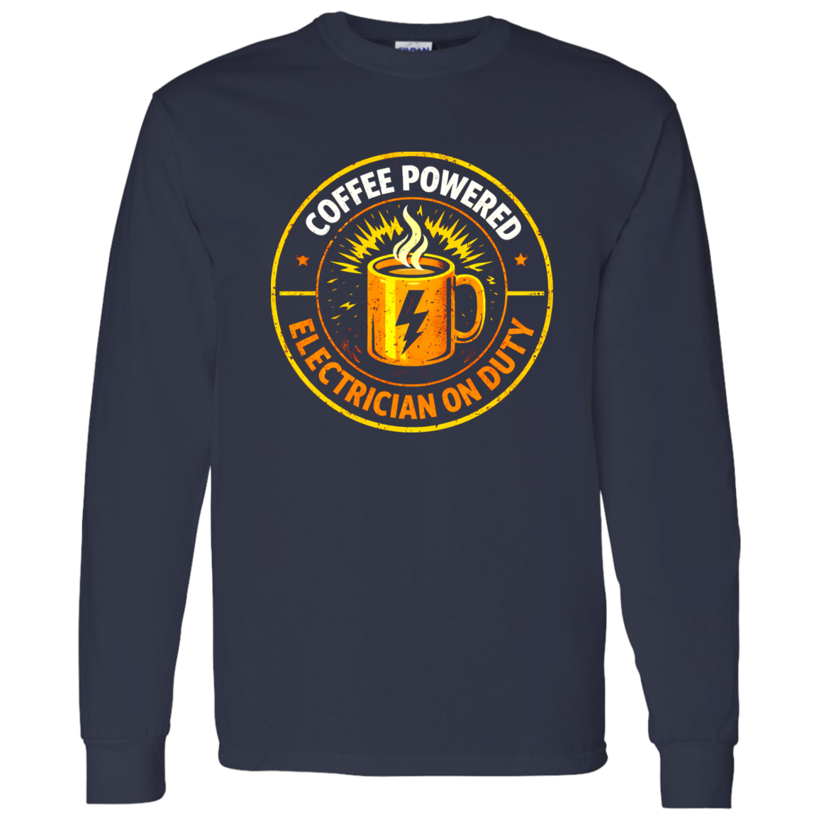 Funny Electrician Shirt – Coffee Powered Electrician On Duty | VoltShirts Funny Electrician Shirt – Coffee Powered Electrician On Duty - Image 12