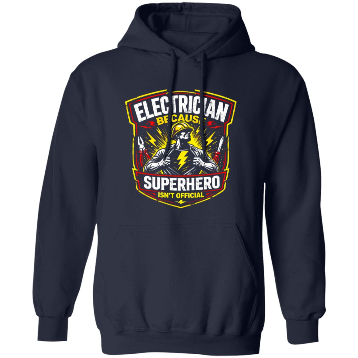 Funny Electrician Shirt – Electrician Because Superhero Isn’t Official | VoltShirts Funny Electrician Shirt – Electrician Because Superhero Isn’t Official - Image 2