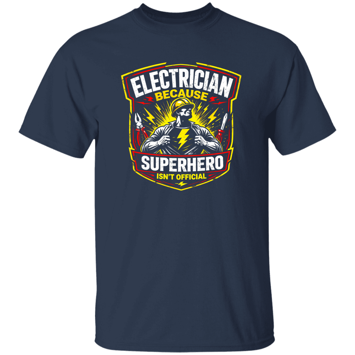 Funny Electrician Shirt – Electrician Because Superhero Isn’t Official | VoltShirts Funny Electrician Shirt – Electrician Because Superhero Isn’t Official - Image 5