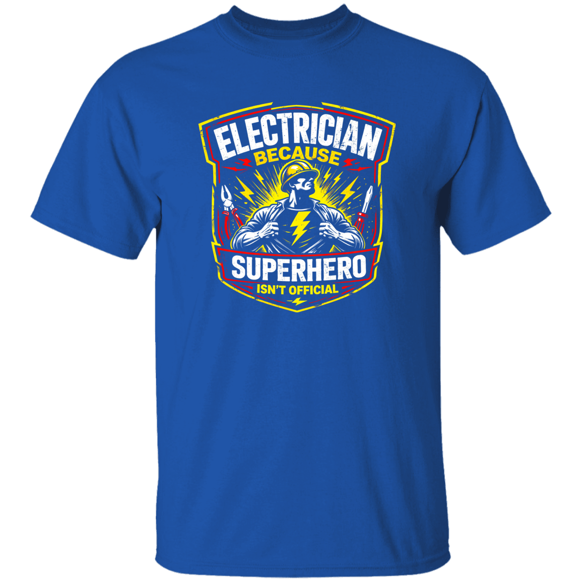 Funny Electrician Shirt – Electrician Because Superhero Isn’t Official | VoltShirts Funny Electrician Shirt – Electrician Because Superhero Isn’t Official - Image 6