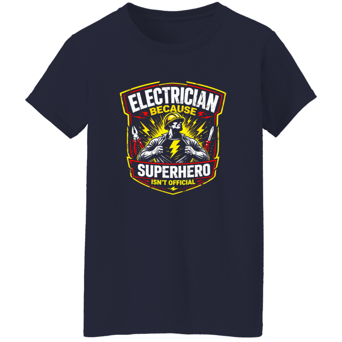 Funny Electrician Shirt – Electrician Because Superhero Isn’t Official | VoltShirts Funny Electrician Shirt – Electrician Because Superhero Isn’t Official - Image 9
