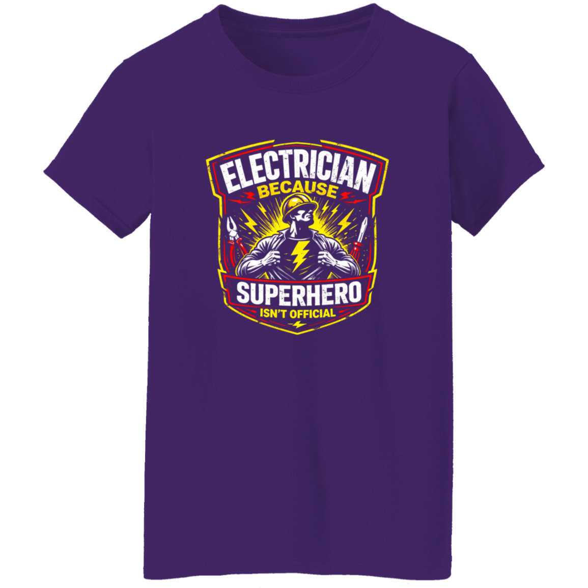 Funny Electrician Shirt – Electrician Because Superhero Isn’t Official | VoltShirts Funny Electrician Shirt – Electrician Because Superhero Isn’t Official - Image 10