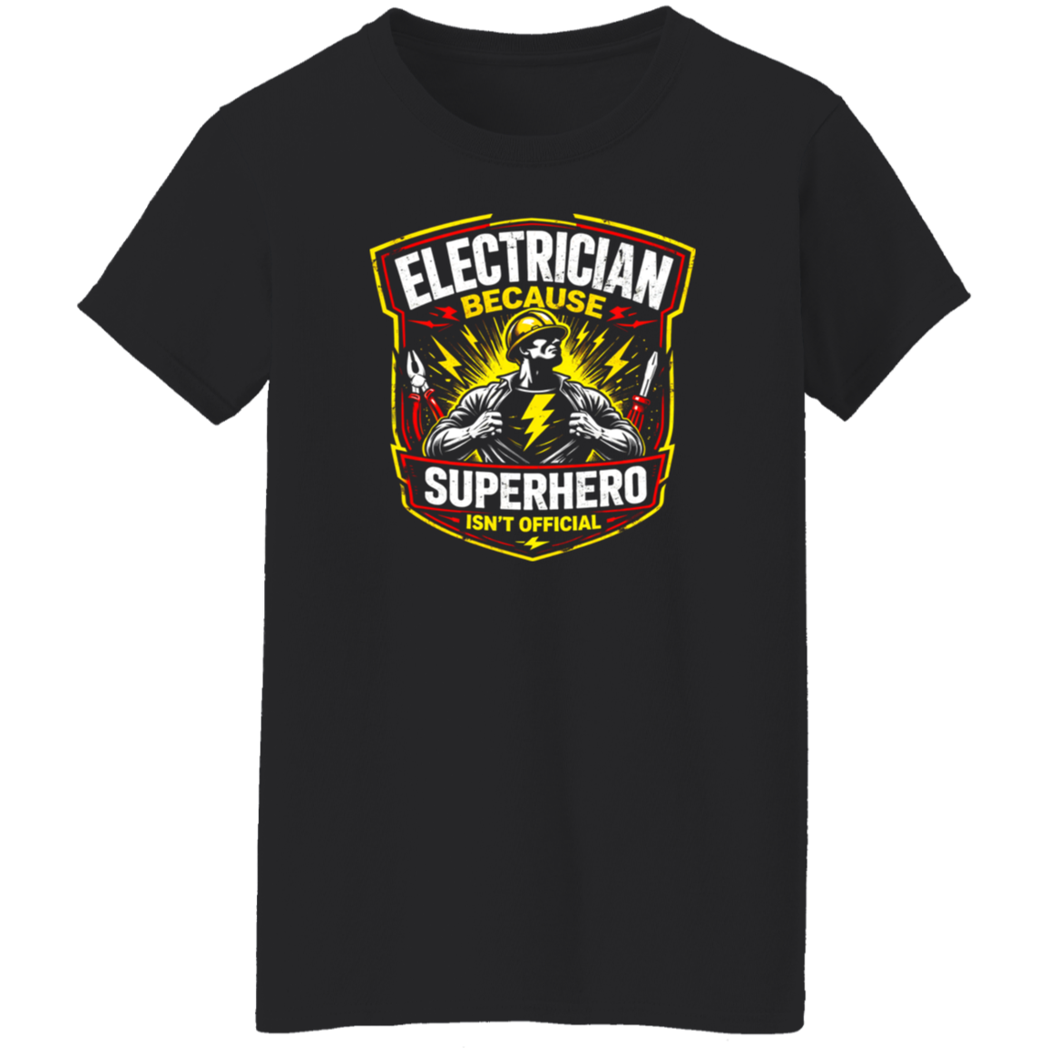 Funny Electrician Shirt – Electrician Because Superhero Isn’t Official | VoltShirts Funny Electrician Shirt – Electrician Because Superhero Isn’t Official - Image 7