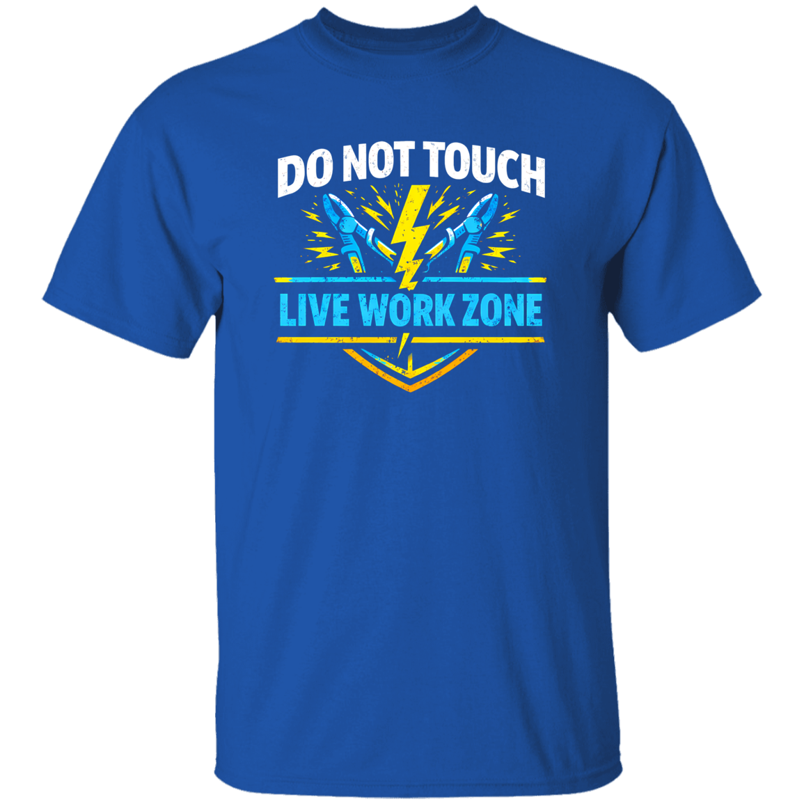 Funny Electrician Shirt – Do Not Touch Live Work Zone | VoltShirts Funny Electrician Shirt – Do Not Touch Live Work Zone - Image 6