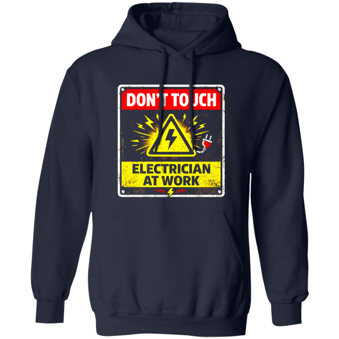 Funny Electrician Shirt – Don’t Touch Electrician At Work | VoltShirts Funny Electrician Shirt – Don’t Touch Electrician At Work - Image 2