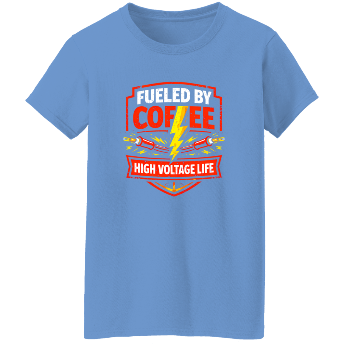 Funny Electrician Shirt – Fueled By Coffee High Voltage Life | VoltShirts Funny Electrician Shirt – Fueled By Coffee High Voltage Life - Image 8