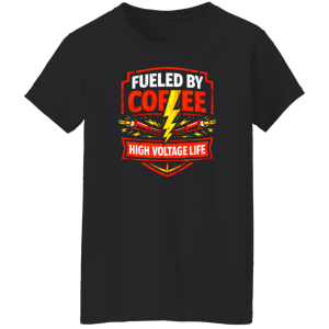 Funny Electrician Shirt – Fueled By Coffee High Voltage Life | VoltShirts redirect04162026000427 VoltShirts