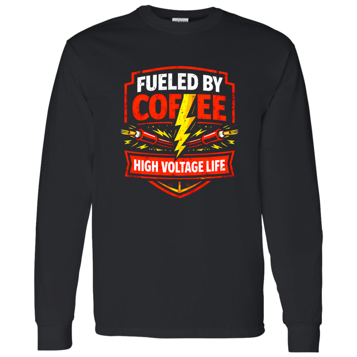 Funny Electrician Shirt – Fueled By Coffee High Voltage Life | VoltShirts Funny Electrician Shirt – Fueled By Coffee High Voltage Life - Image 11