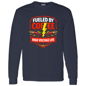 Funny Electrician Shirt – Fueled By Coffee High Voltage Life | VoltShirts redirect04162026000427 5 VoltShirts