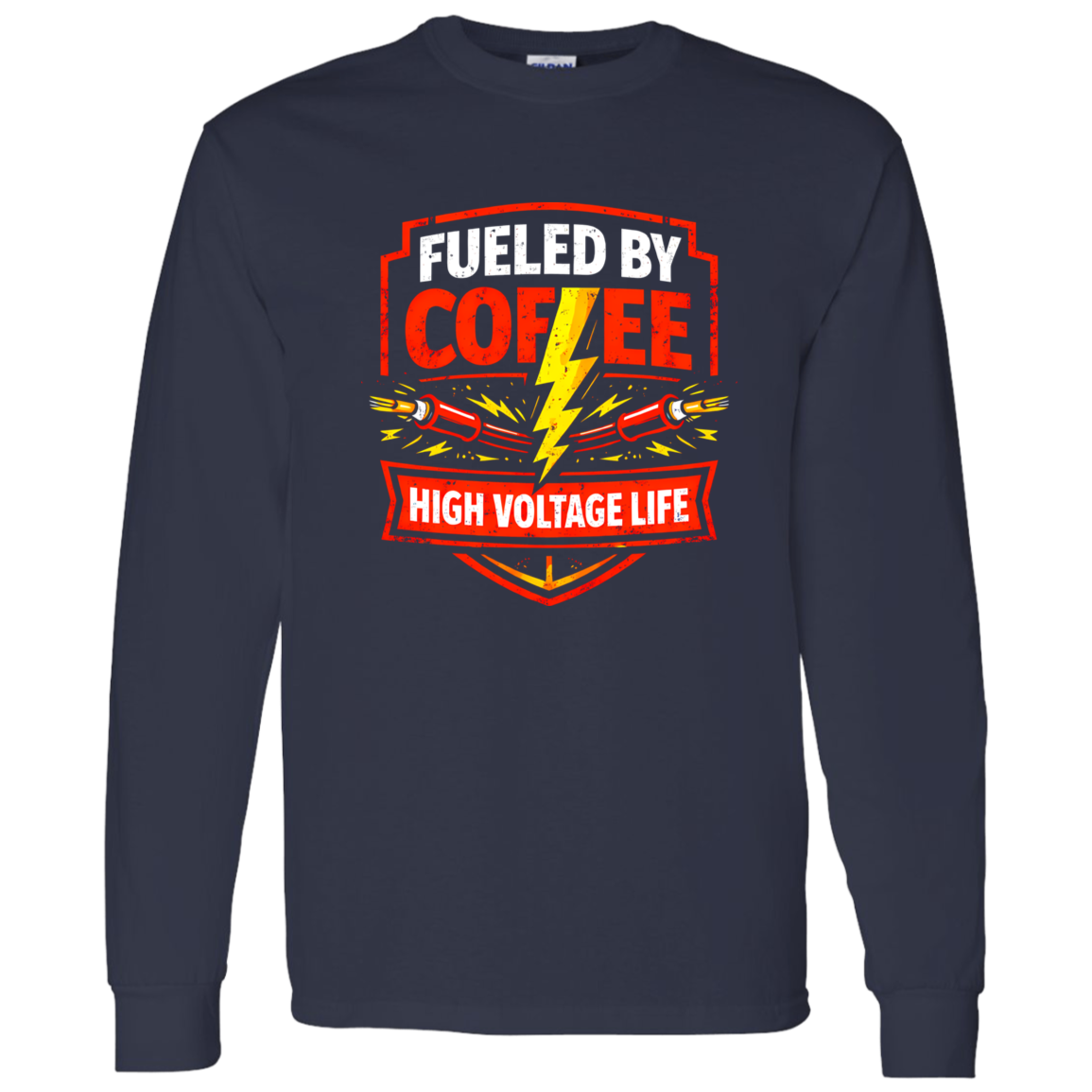Funny Electrician Shirt – Fueled By Coffee High Voltage Life | VoltShirts Funny Electrician Shirt – Fueled By Coffee High Voltage Life - Image 12