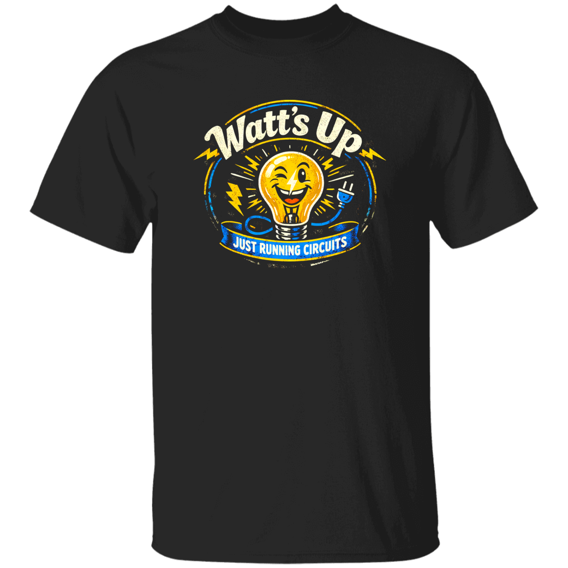 Funny Electrician Shirt – Watt’s Up Electrician Joke | VoltShirts Funny Electrician Shirt – Watt’s Up Electrician Joke