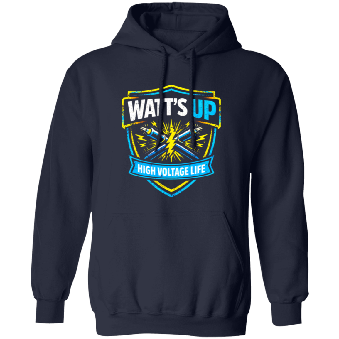 Funny Electrician Shirt – Watt’s Up High Voltage Life | VoltShirts Funny Electrician Shirt – Watt’s Up High Voltage Life - Image 2