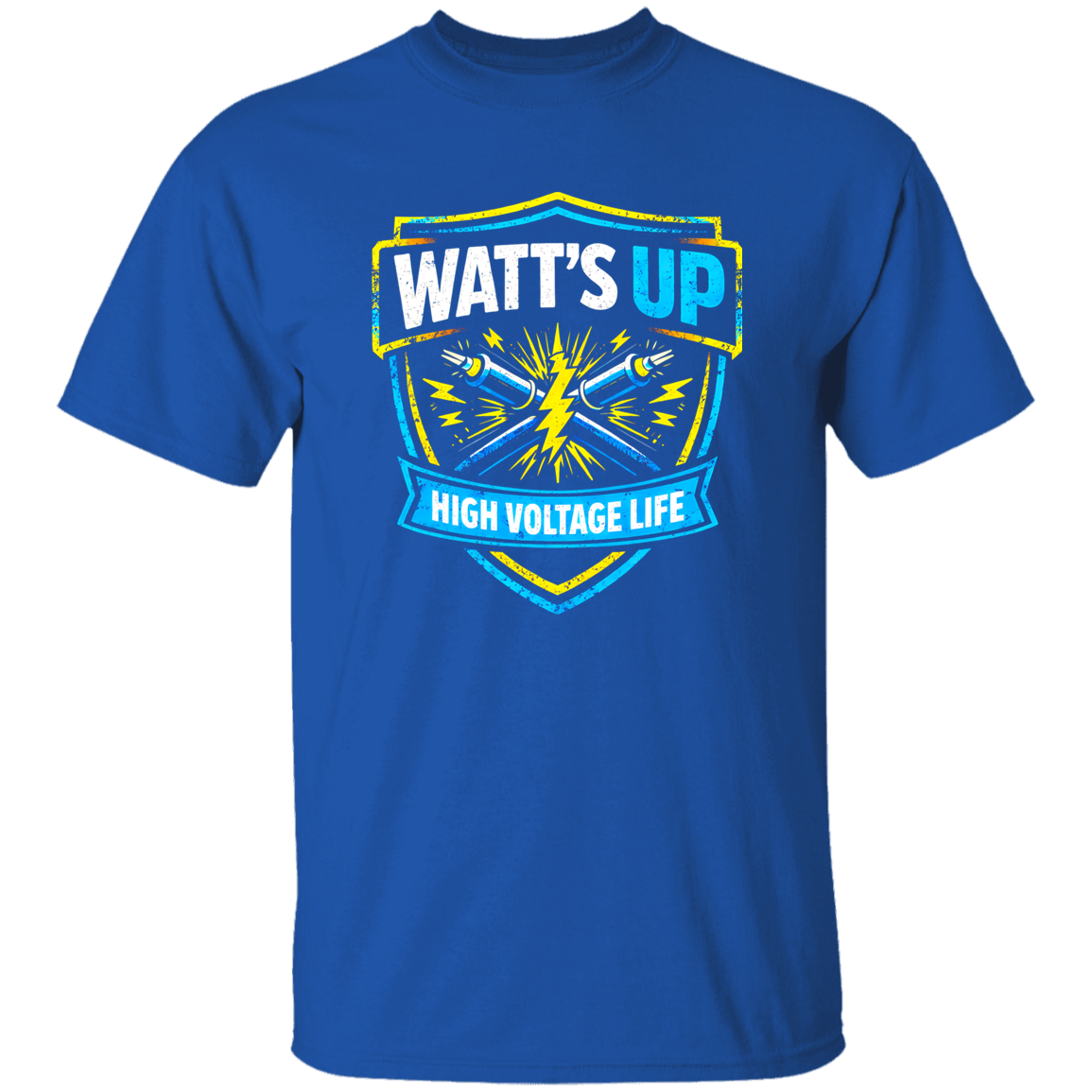 Funny Electrician Shirt – Watt’s Up High Voltage Life | VoltShirts Funny Electrician Shirt – Watt’s Up High Voltage Life - Image 6