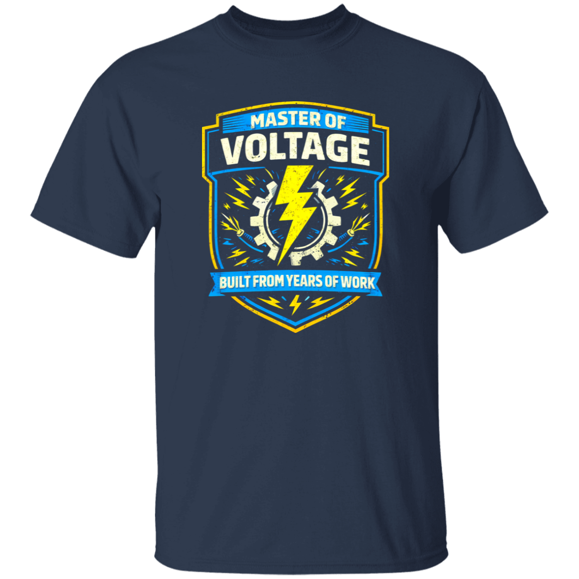 Electrician Gift Shirt – Master Of Voltage Built From Years Of Work | VoltShirts Electrician Gift Shirt – Master Of Voltage Built From Years Of Work - Image 5