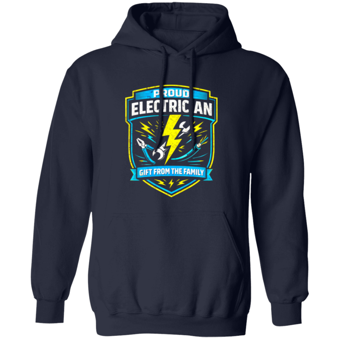 Electrician Gift Shirt – Proud Electrician Gift From The Family | VoltShirts Electrician Gift Shirt – Proud Electrician Gift From The Family - Image 2