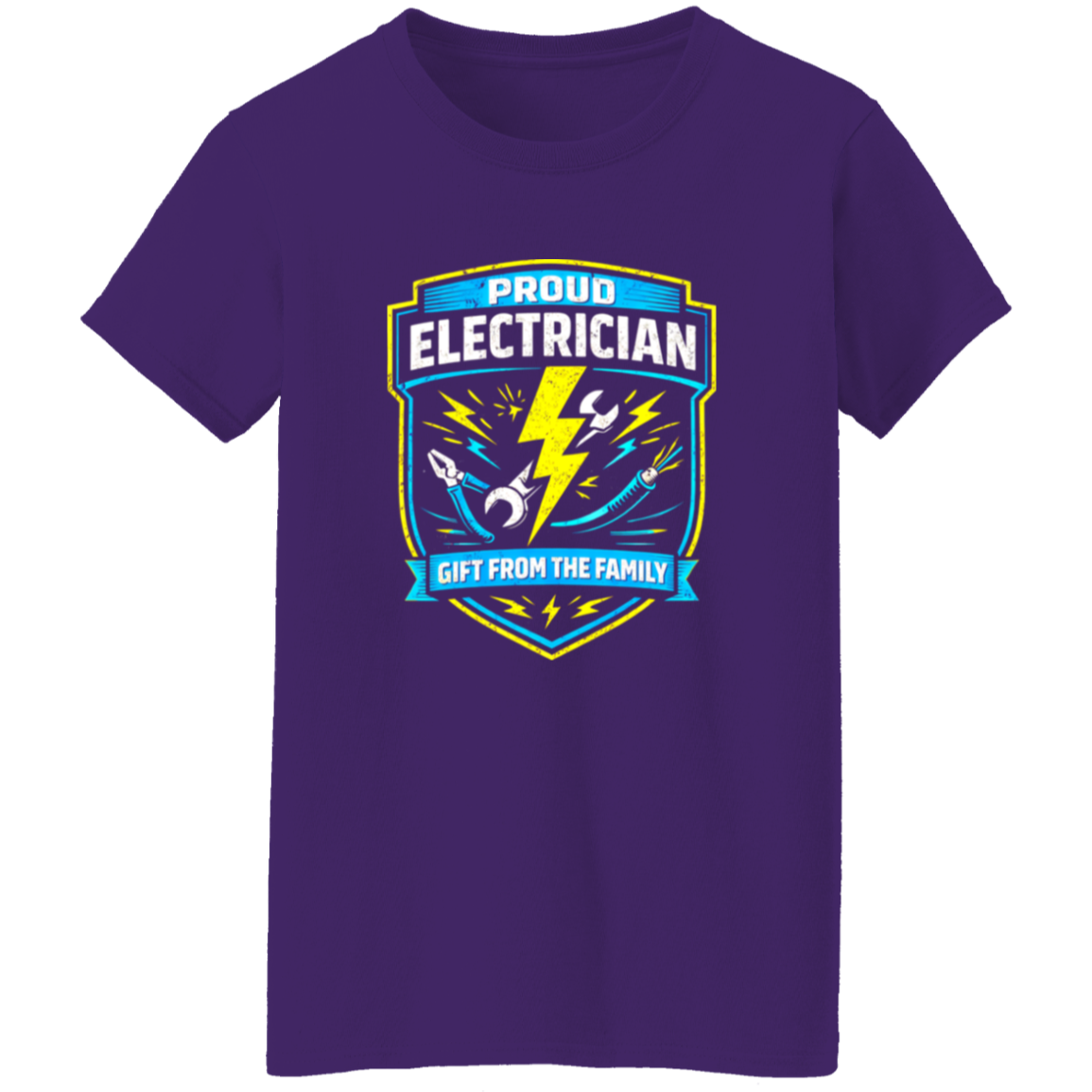 Electrician Gift Shirt – Proud Electrician Gift From The Family | VoltShirts Electrician Gift Shirt – Proud Electrician Gift From The Family - Image 10
