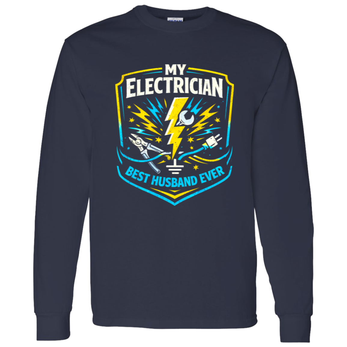 Electrician Husband Shirt – My Electrician Best Husband Ever | VoltShirts Electrician Husband Shirt – My Electrician Best Husband Ever - Image 12