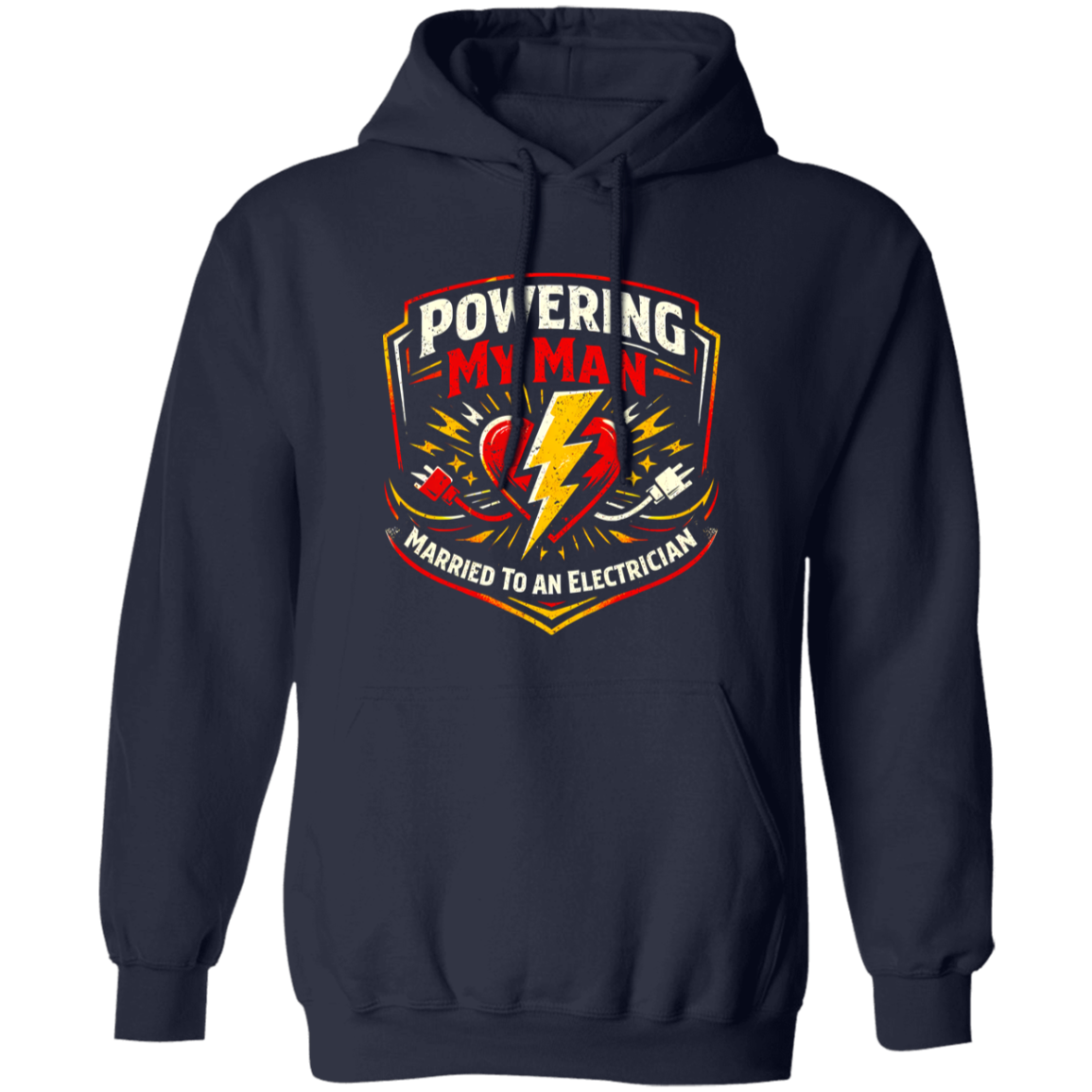 Electrician Wife Shirt – Powering My Man Married To An | VoltShirts Electrician Wife Shirt – Powering My Man Married To An - Image 2