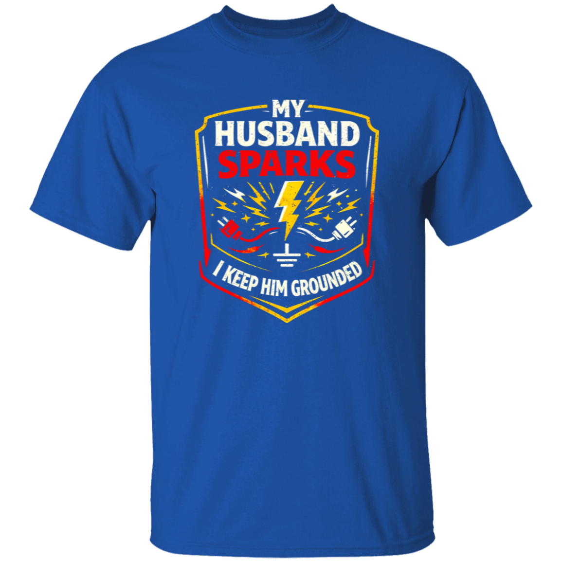 Funny Electrician Wife Shirt – My Husband Sparks I Keep Him | VoltShirts Funny Electrician Wife Shirt – My Husband Sparks I Keep Him - Image 6