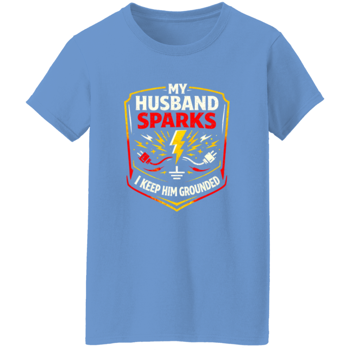 Funny Electrician Wife Shirt – My Husband Sparks I Keep Him | VoltShirts Funny Electrician Wife Shirt – My Husband Sparks I Keep Him - Image 8