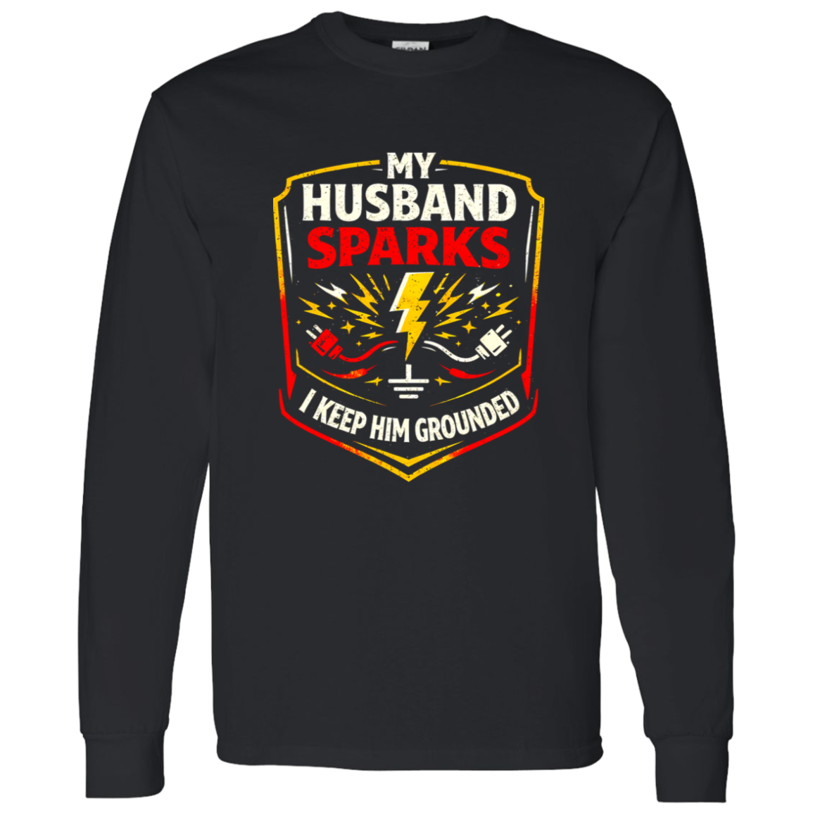 Funny Electrician Wife Shirt – My Husband Sparks I Keep Him | VoltShirts Funny Electrician Wife Shirt – My Husband Sparks I Keep Him - Image 11