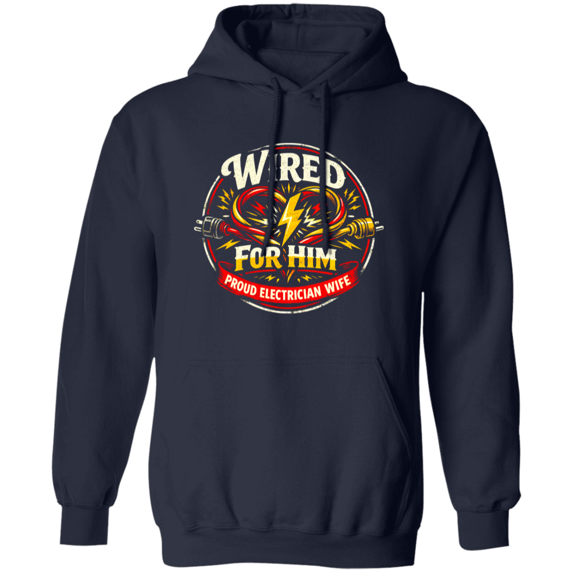 Electrician Wife Shirt – Wired For Him Proud Electrician Wife | VoltShirts Electrician Wife Shirt – Wired For Him Proud Electrician Wife - Image 2