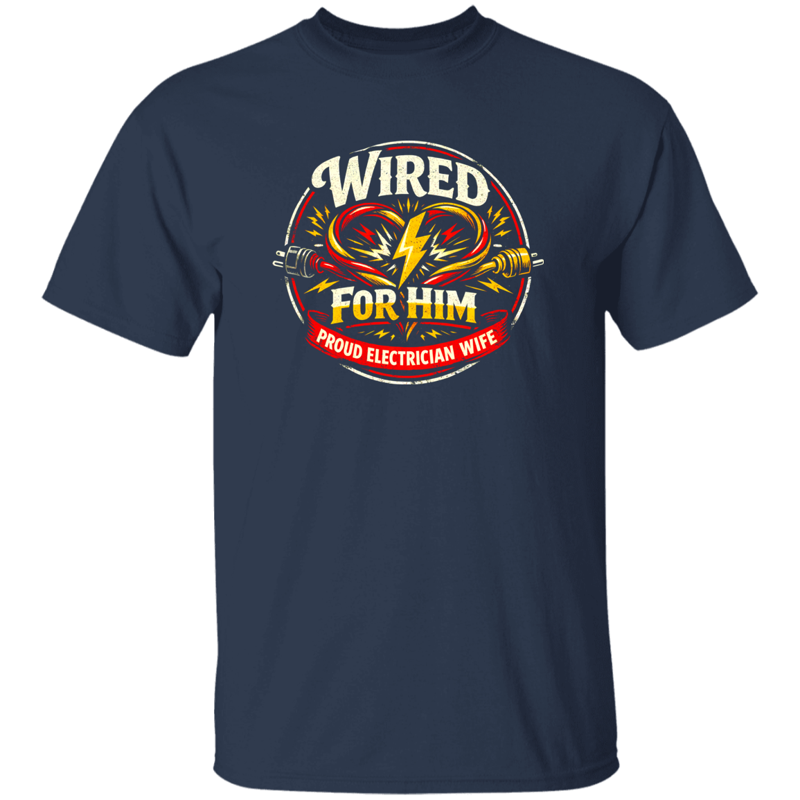 Electrician Wife Shirt – Wired For Him Proud Electrician Wife | VoltShirts Electrician Wife Shirt – Wired For Him Proud Electrician Wife - Image 5
