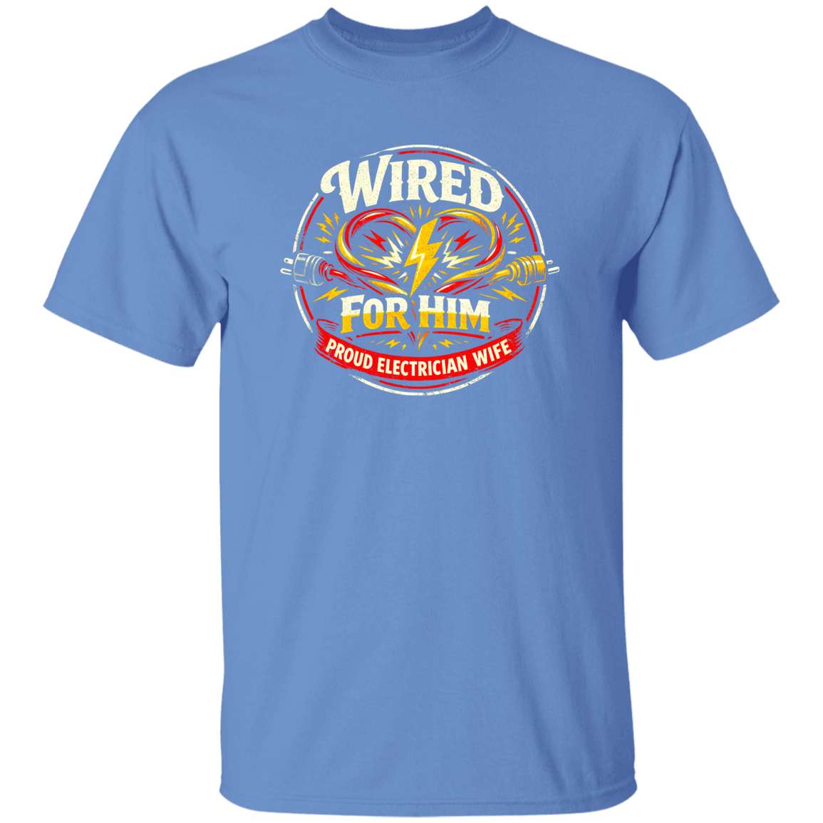 Electrician Wife Shirt – Wired For Him Proud Electrician Wife | VoltShirts Electrician Wife Shirt – Wired For Him Proud Electrician Wife - Image 4