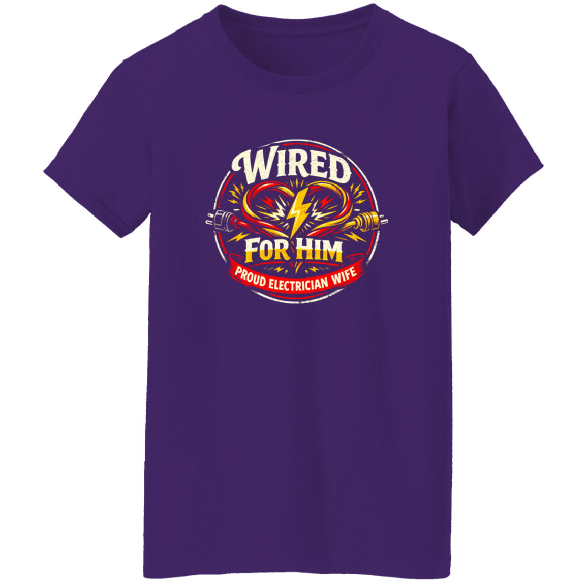 Electrician Wife Shirt – Wired For Him Proud Electrician Wife | VoltShirts Electrician Wife Shirt – Wired For Him Proud Electrician Wife - Image 10