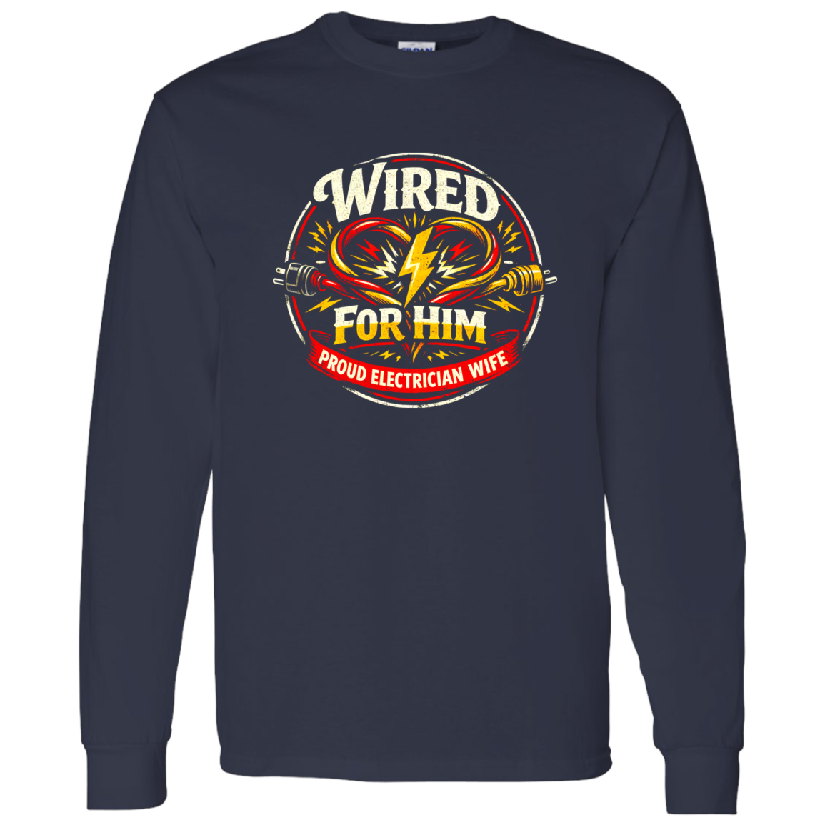 Electrician Wife Shirt – Wired For Him Proud Electrician Wife | VoltShirts Electrician Wife Shirt – Wired For Him Proud Electrician Wife - Image 12