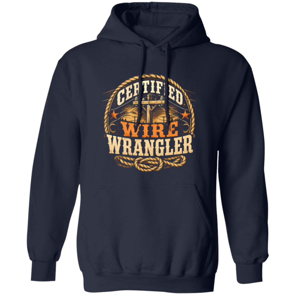 Certified Wire Wrangler | VoltShirts Certified Wire Wrangler - Image 2