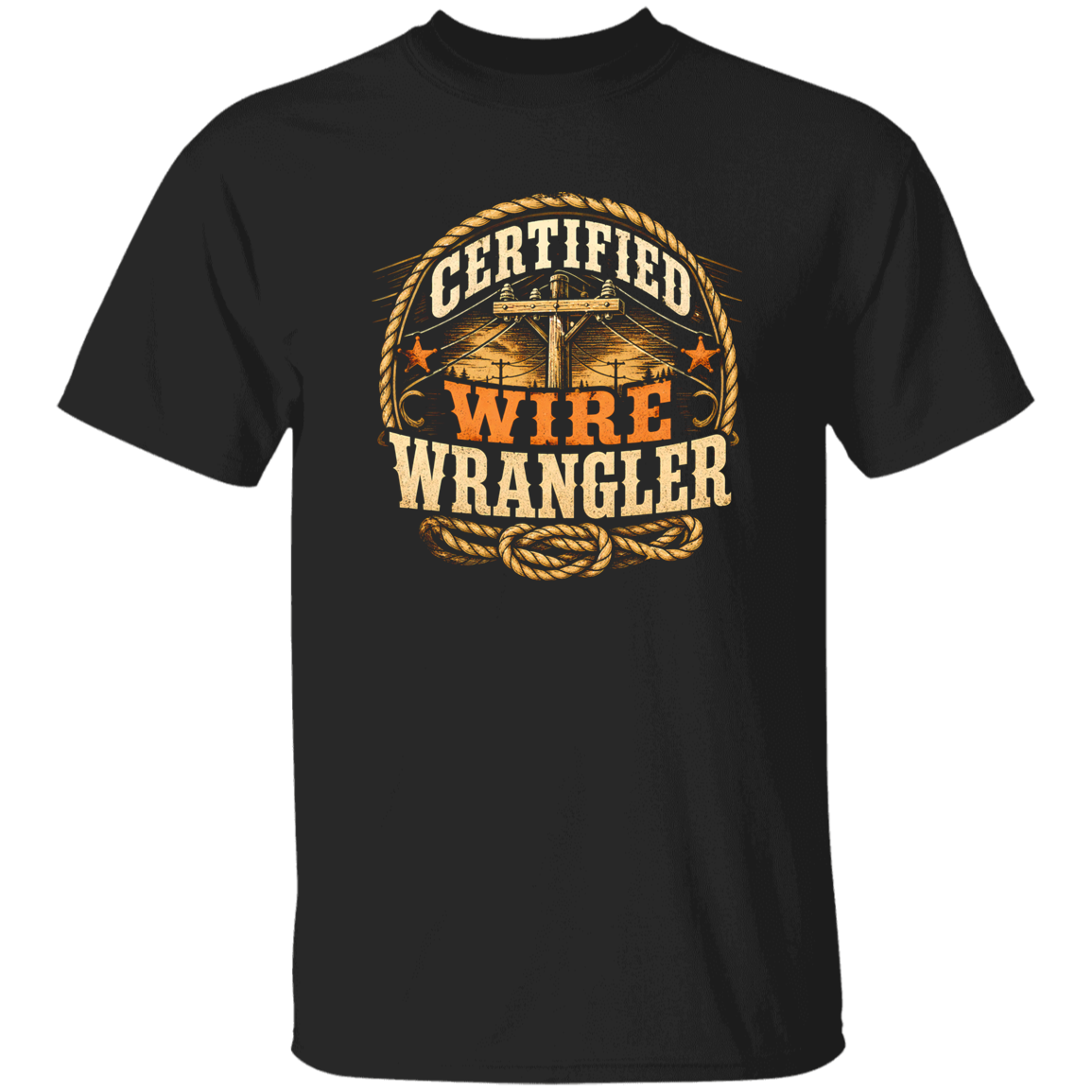 Certified Wire Wrangler | VoltShirts Certified Wire Wrangler