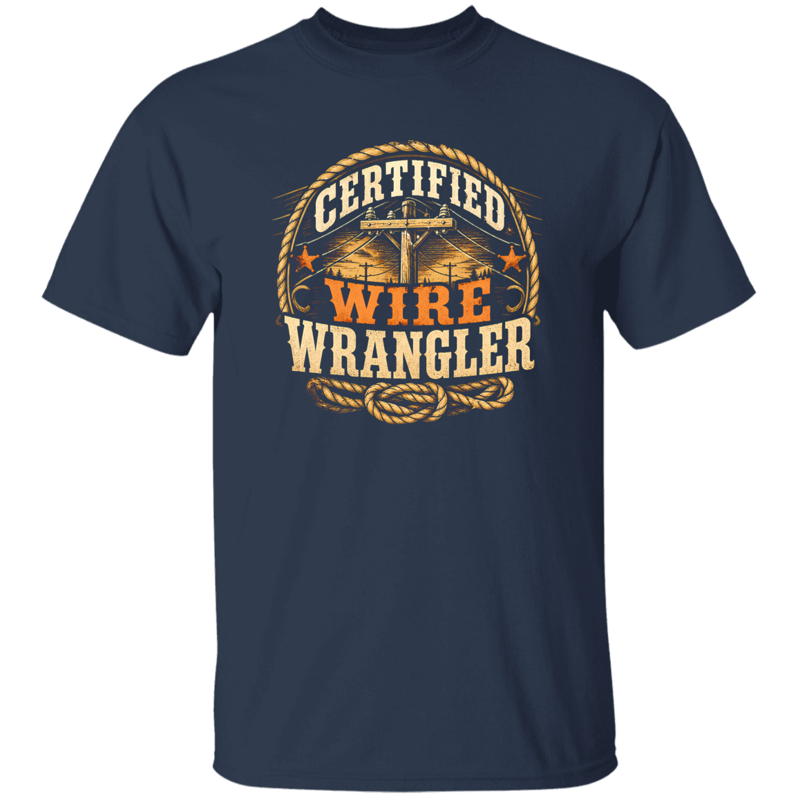 Certified Wire Wrangler | VoltShirts Certified Wire Wrangler - Image 5