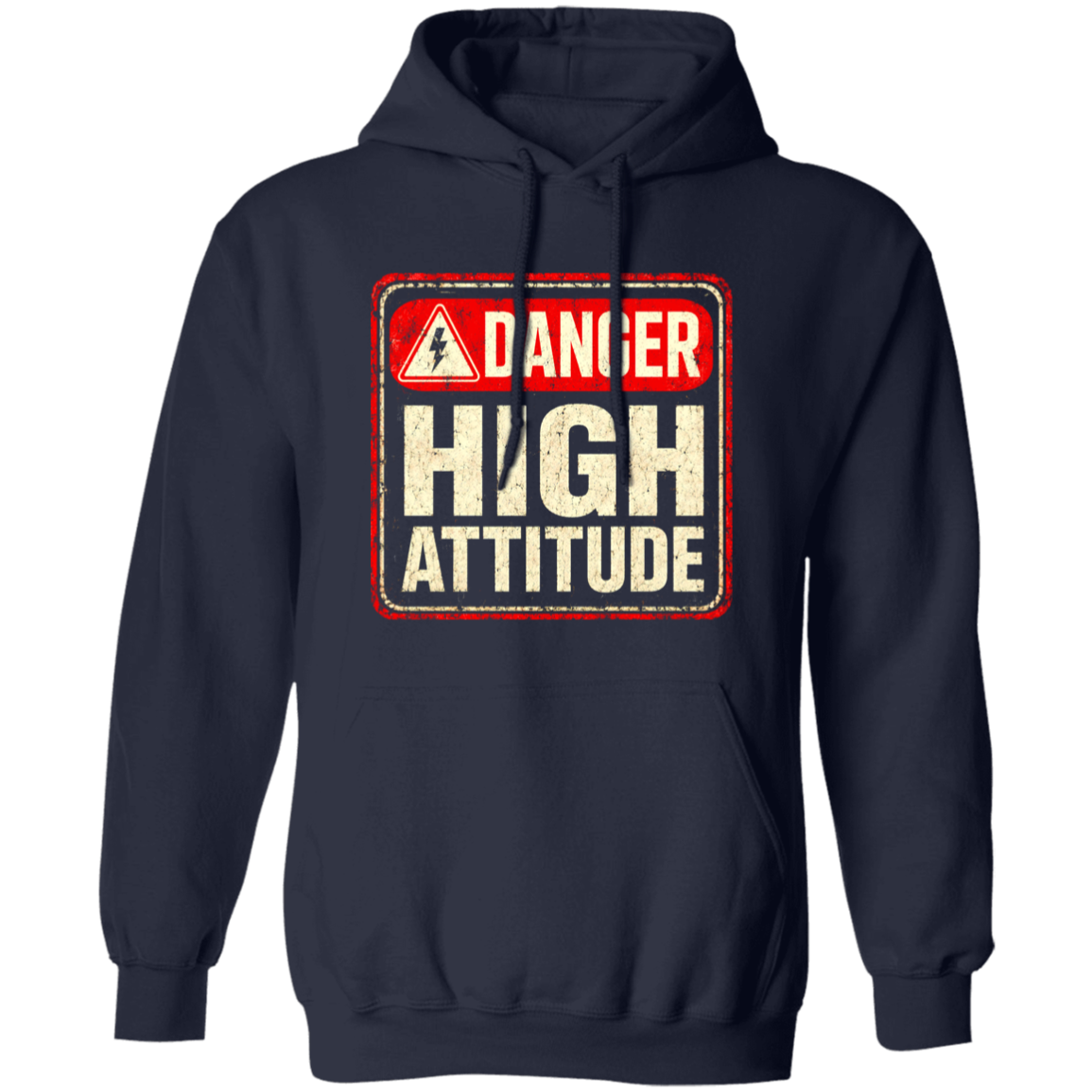 Danger Warning Shirt – Danger High Attitude Warning Graphic | VoltShirts Danger Warning Shirt – Danger High Attitude Warning Graphic - Image 2