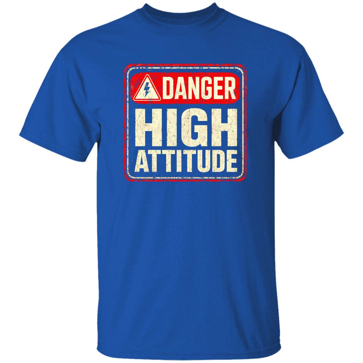 Danger Warning Shirt – Danger High Attitude Warning Graphic | VoltShirts Danger Warning Shirt – Danger High Attitude Warning Graphic - Image 6