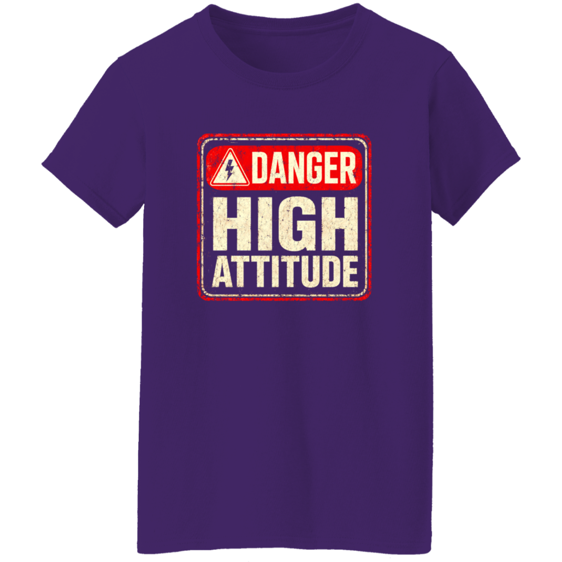 Danger Warning Shirt – Danger High Attitude Warning Graphic | VoltShirts Danger Warning Shirt – Danger High Attitude Warning Graphic - Image 8